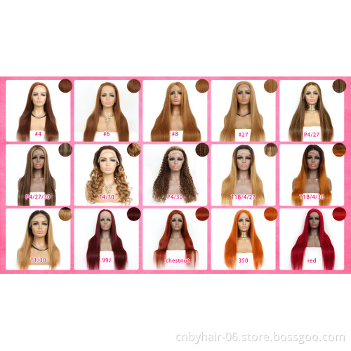 Wholesale Brazilian Virgin Cuticle Aligned Hair Lace Closure Wigs 1B 27 1b 30 1B 99j Burgundy Ombre Color Human Hair Lace Front